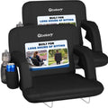 25” Extra Wide Stadium Seats with Back Support 2 Pack M4337