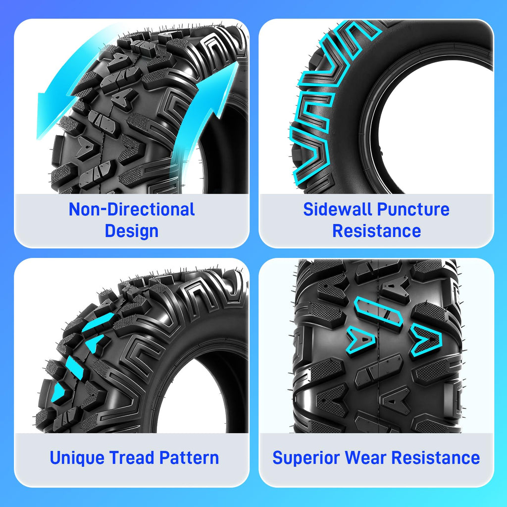19x7-8 All-Terrain ATV Tires Pack of 2 X55112