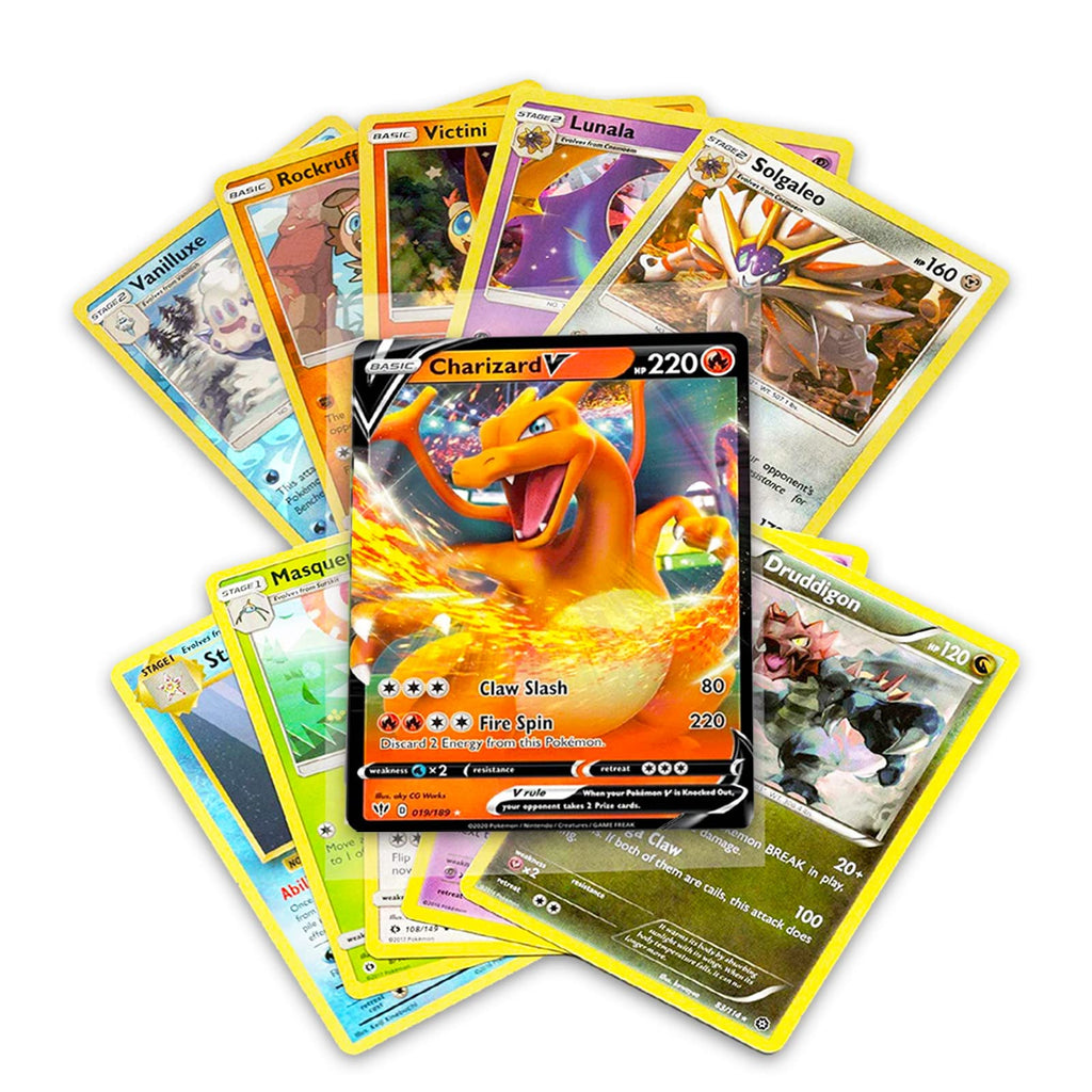 Pokemon Cards Collection with 5 Foils C9348