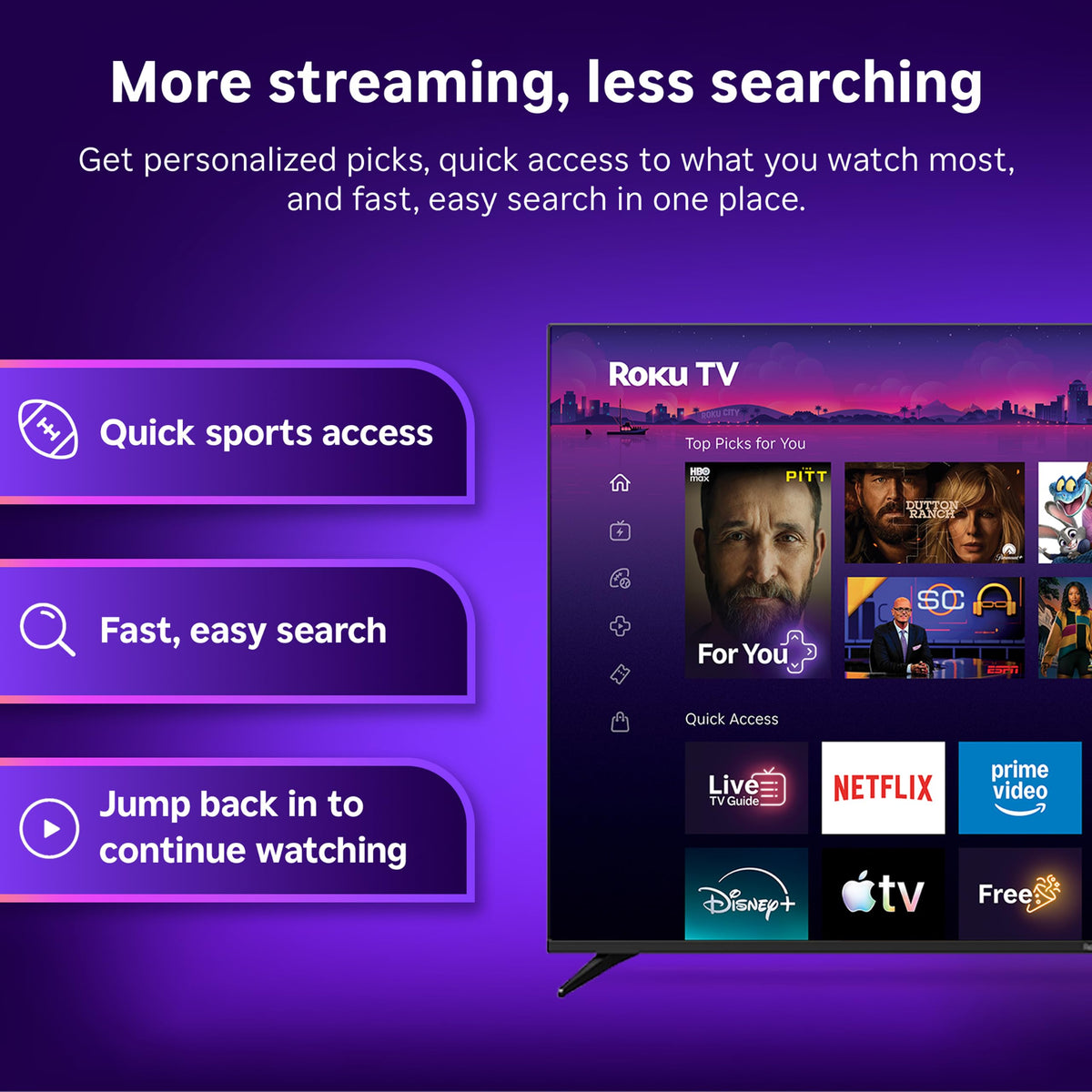 75-Inch 4K QLED Mini-LED Smart TV D1261