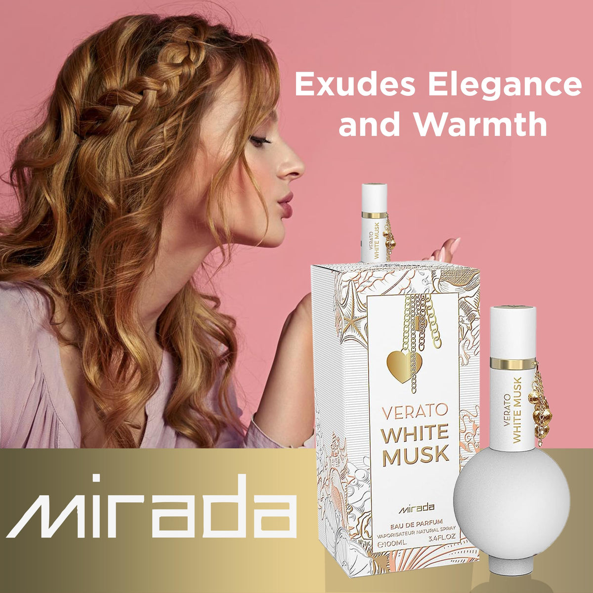 White Musk Eau de Parfum Spray 3.4 FL. Oz C486828