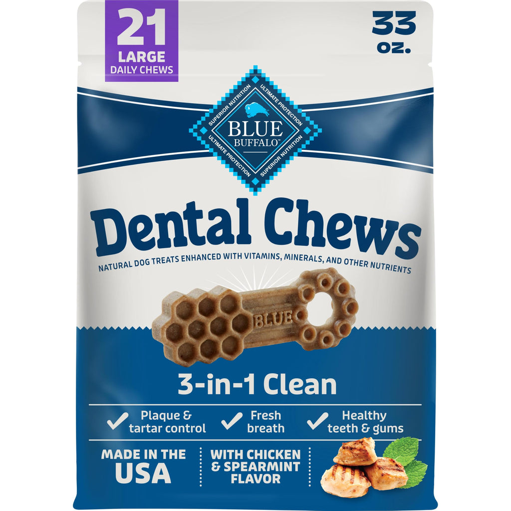 Chicken & Spearmint Large Dental Chews, 33 oz, 21 ct X1440