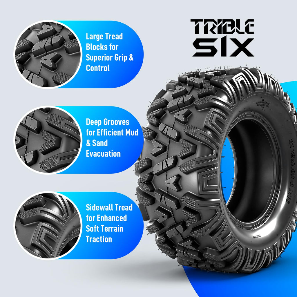 19x7-8 All-Terrain ATV Tires Pack of 2 X55112