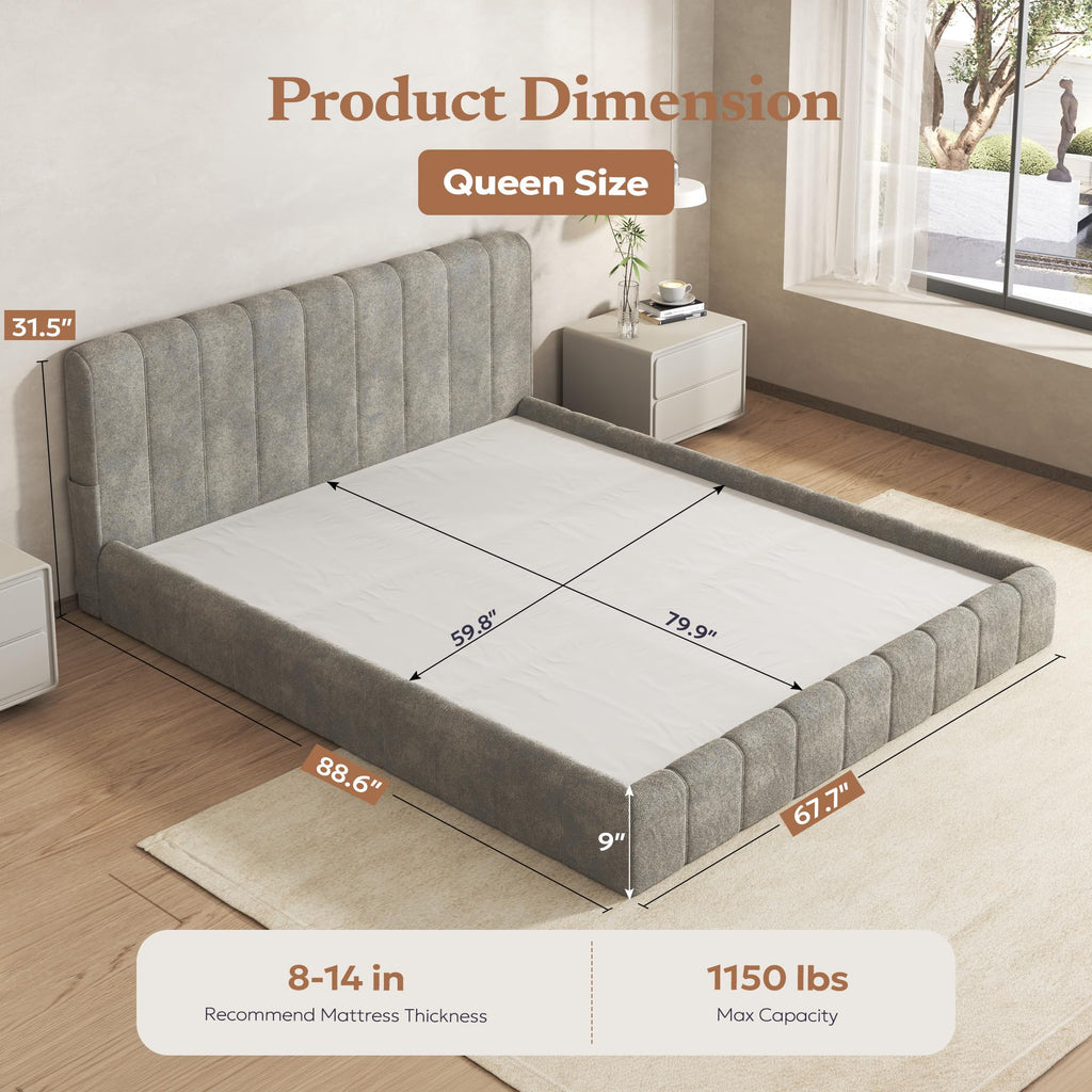 Queen Cloud Bed Frame Z1680