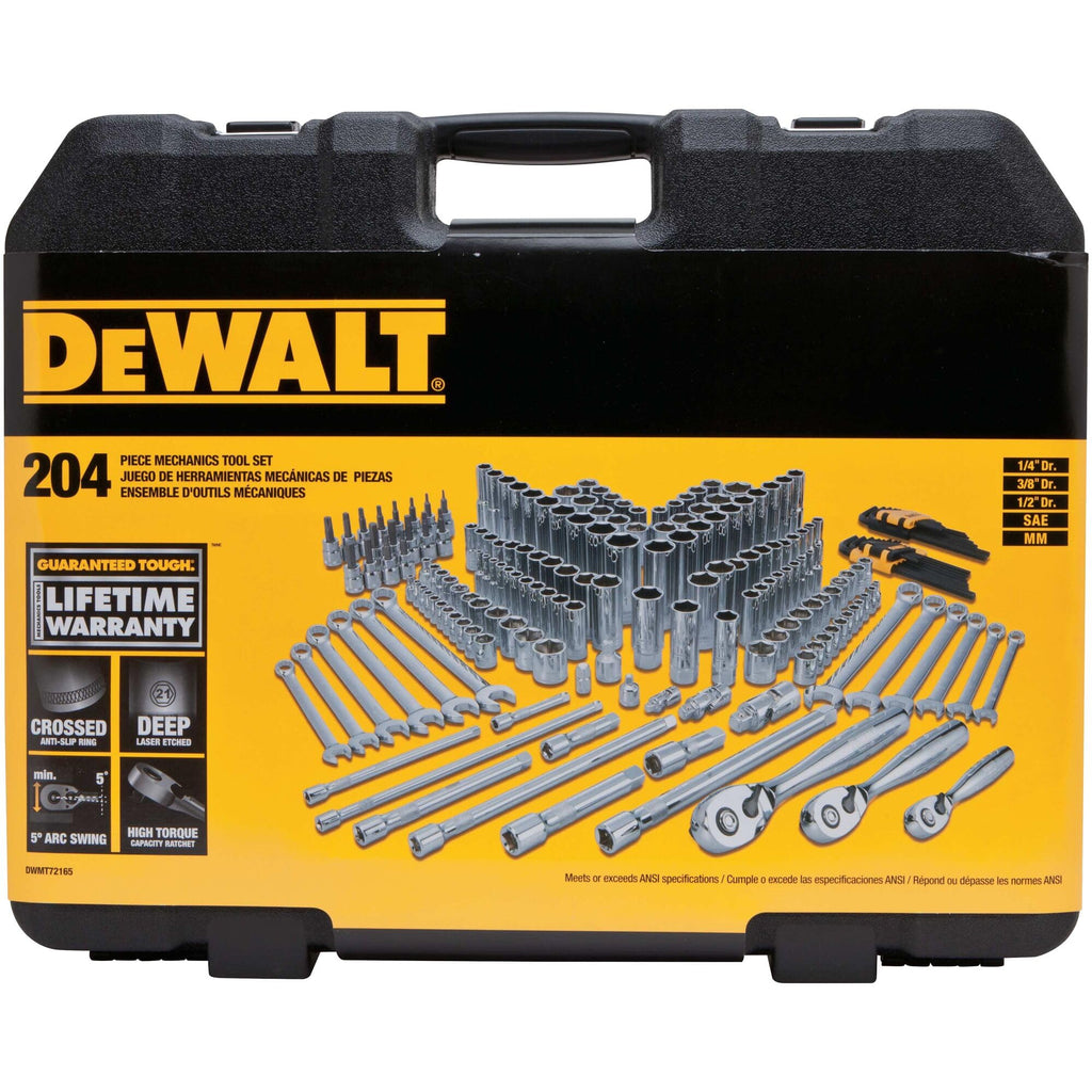 204-Piece Mechanics Tools Kit and Socket Set Z289