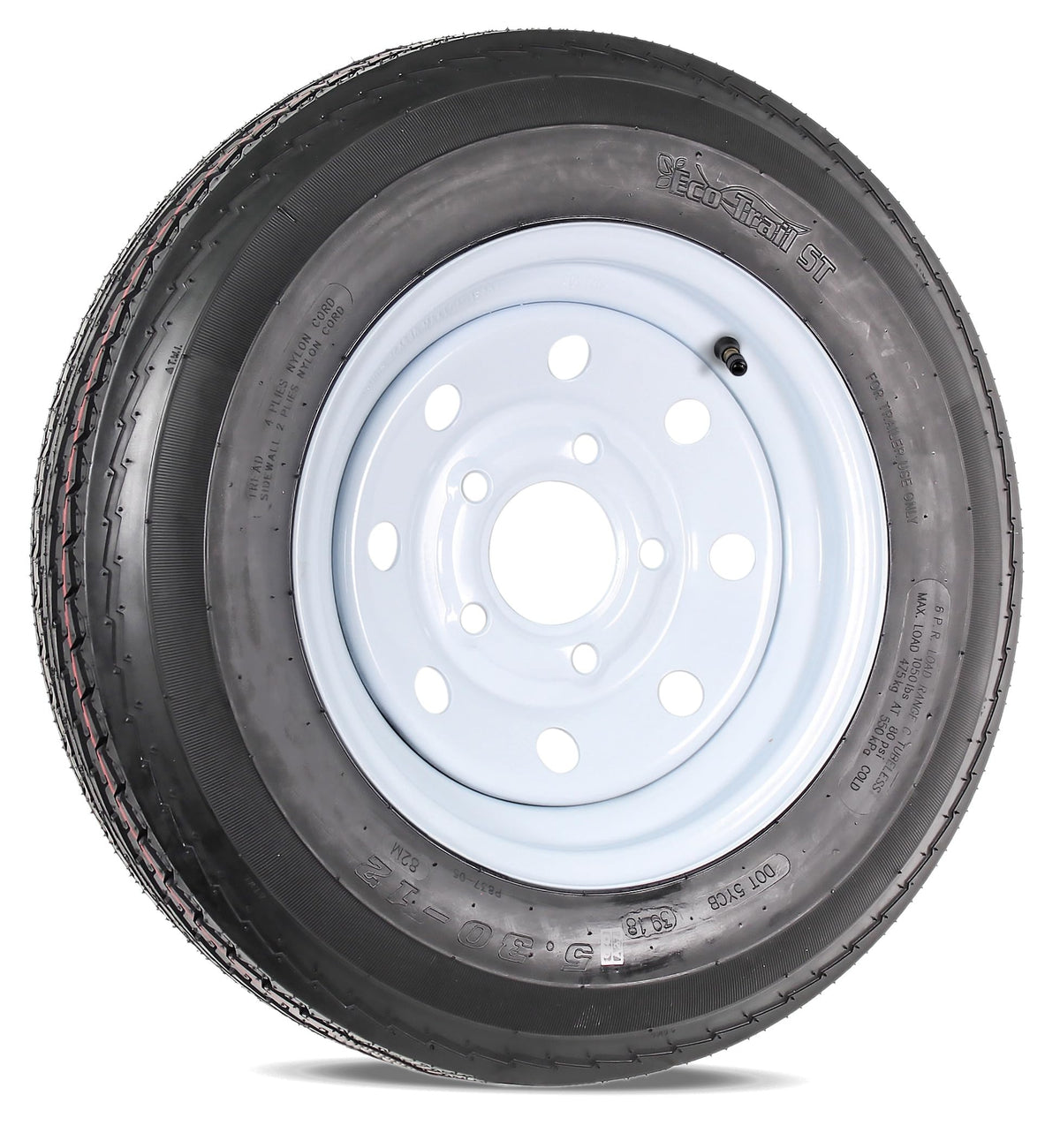 12 Inch Trailer Tire Rim Assembly E69007