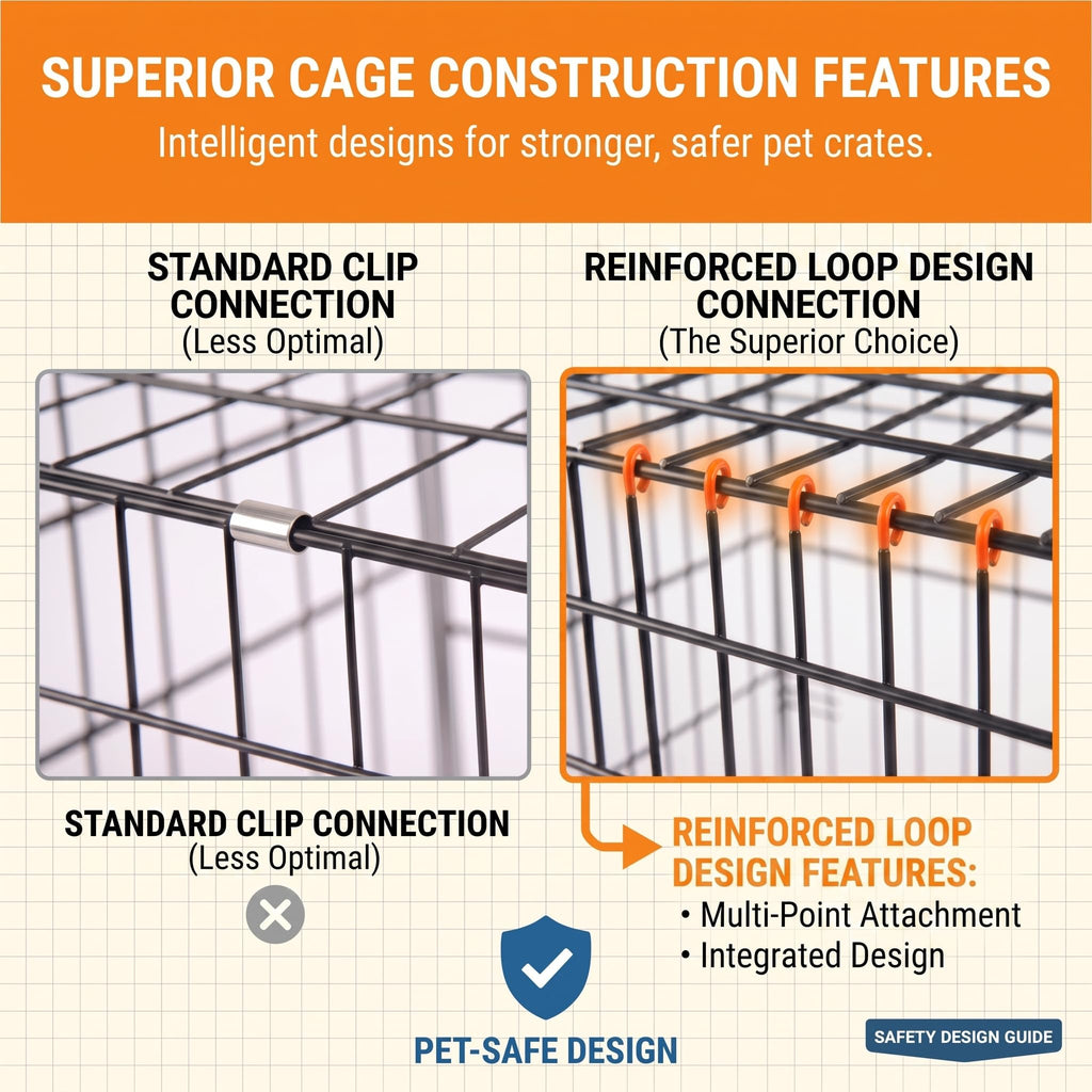 30-Inch Double Door Folding Metal Dog Crate C2603