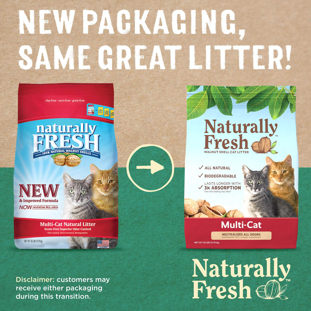 Unscented Walnut Shell Cat Litter 26 Lbs Y8958