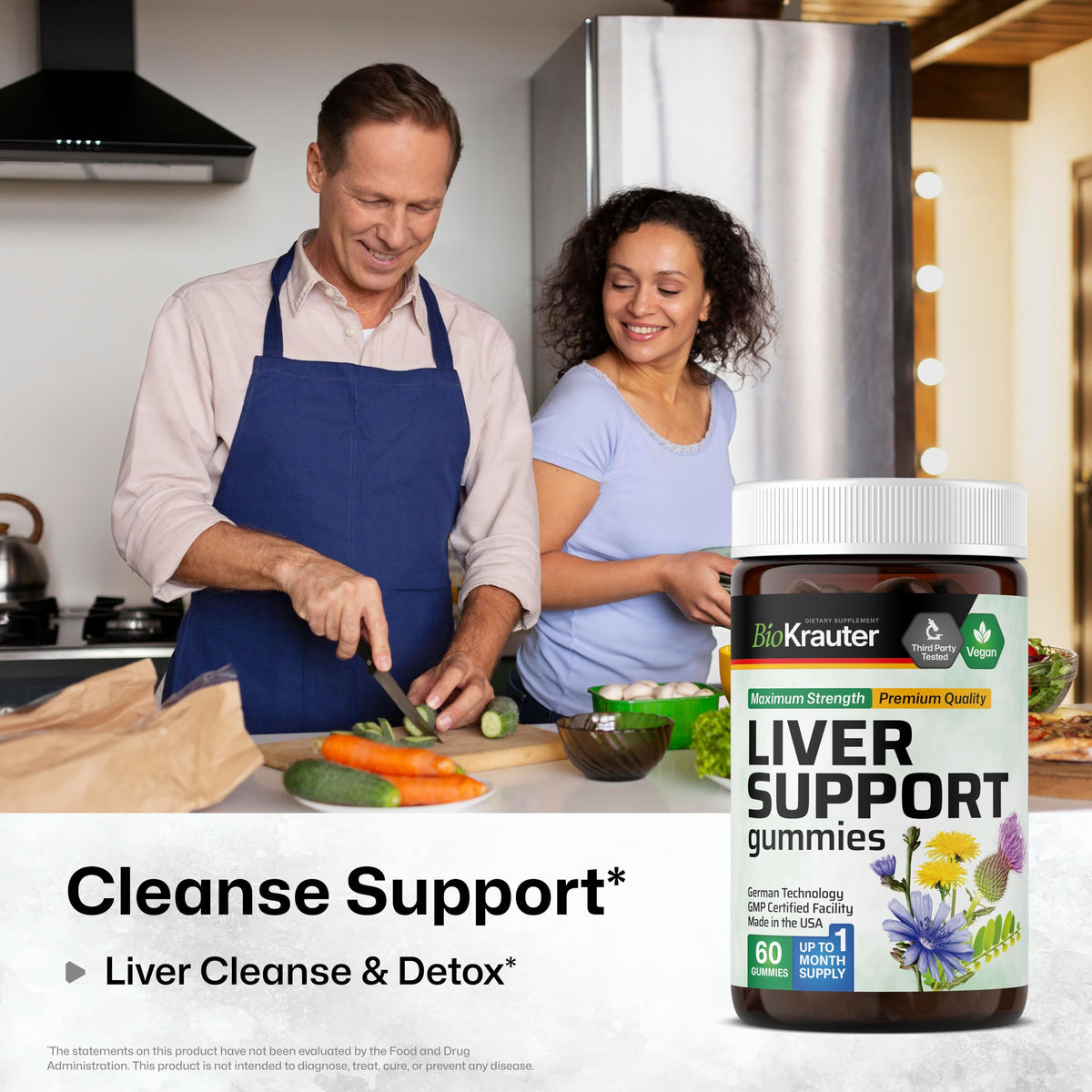 Liver Detox with Vitamin C & Milk Thistle, 60 Gummies E322