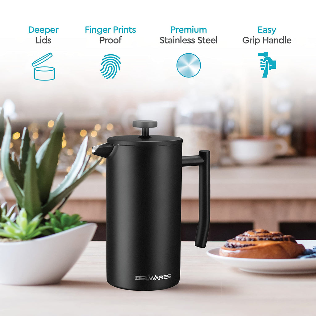 Insulated French Press Coffee Maker 50oz T27944