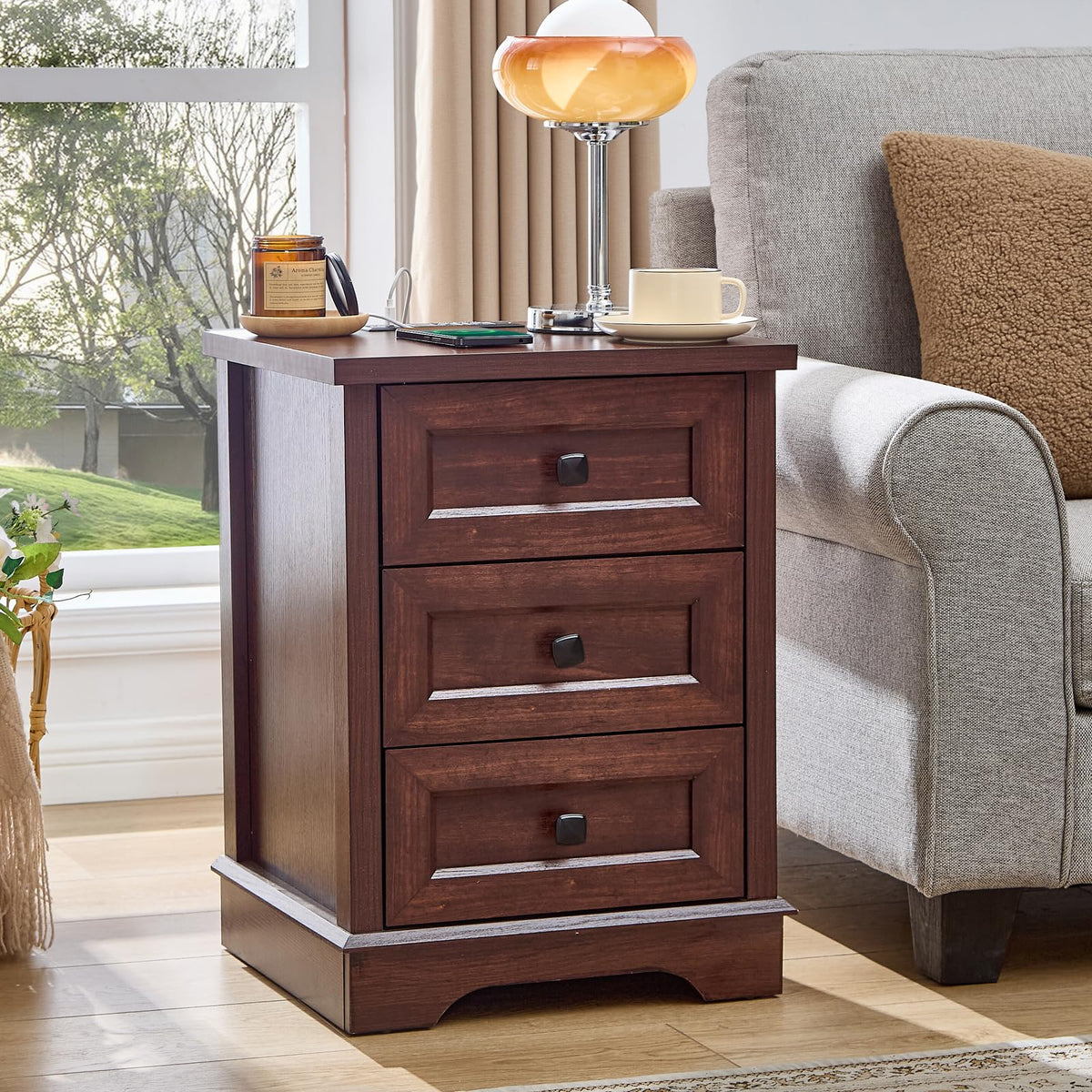 Dark Cherry Dresser B48320
