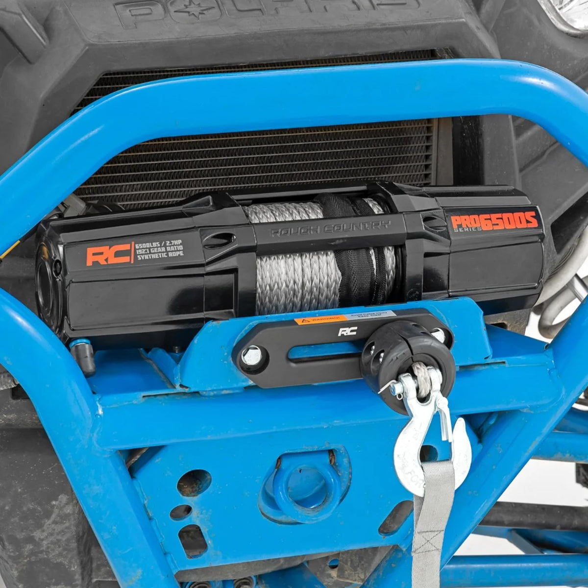 6500 LB Electric Winch with Synthetic Rope and Wireless Remote V711