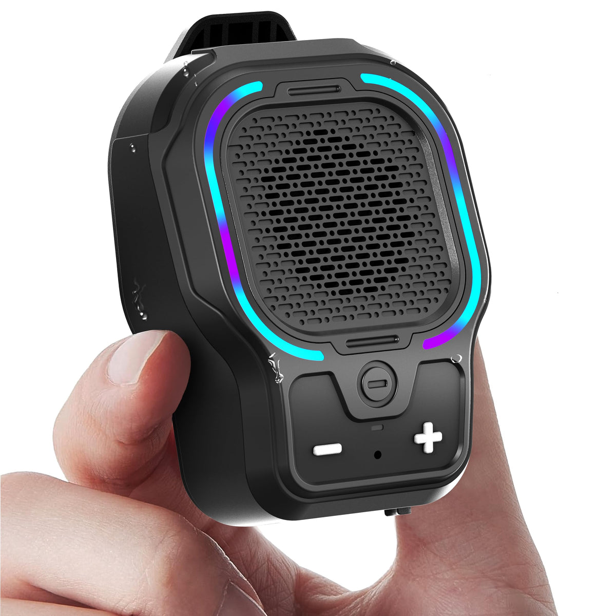 Black Magnetic Clip-on Portable Bluetooth Speaker V899650
