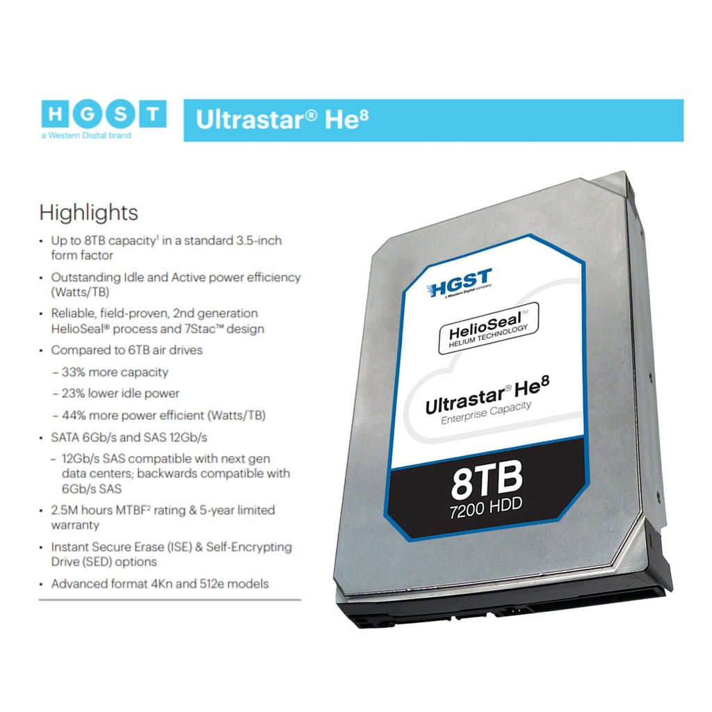 8000GB 7,2K RPM SATA 3.5" HDD Z9658