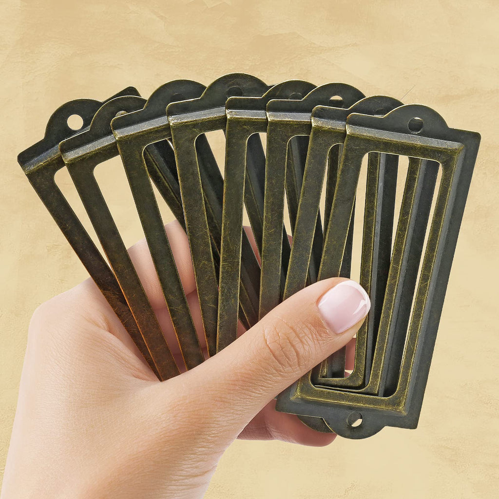 Bronze 3.3 Inch Label Holder 30 Pcs D44490