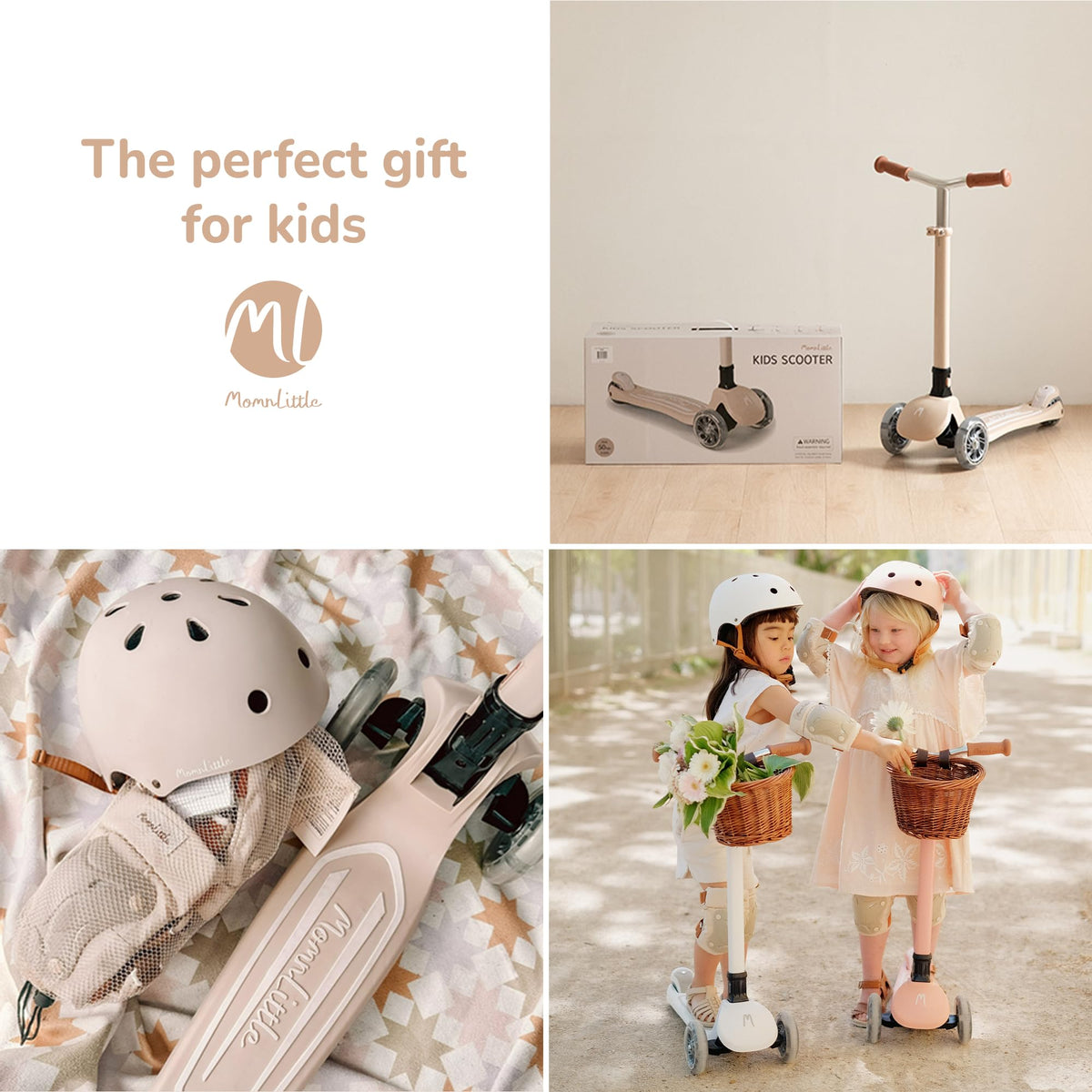 3-Wheel Foldable Toddler Scooter with LED Light-Up Wheels G44210