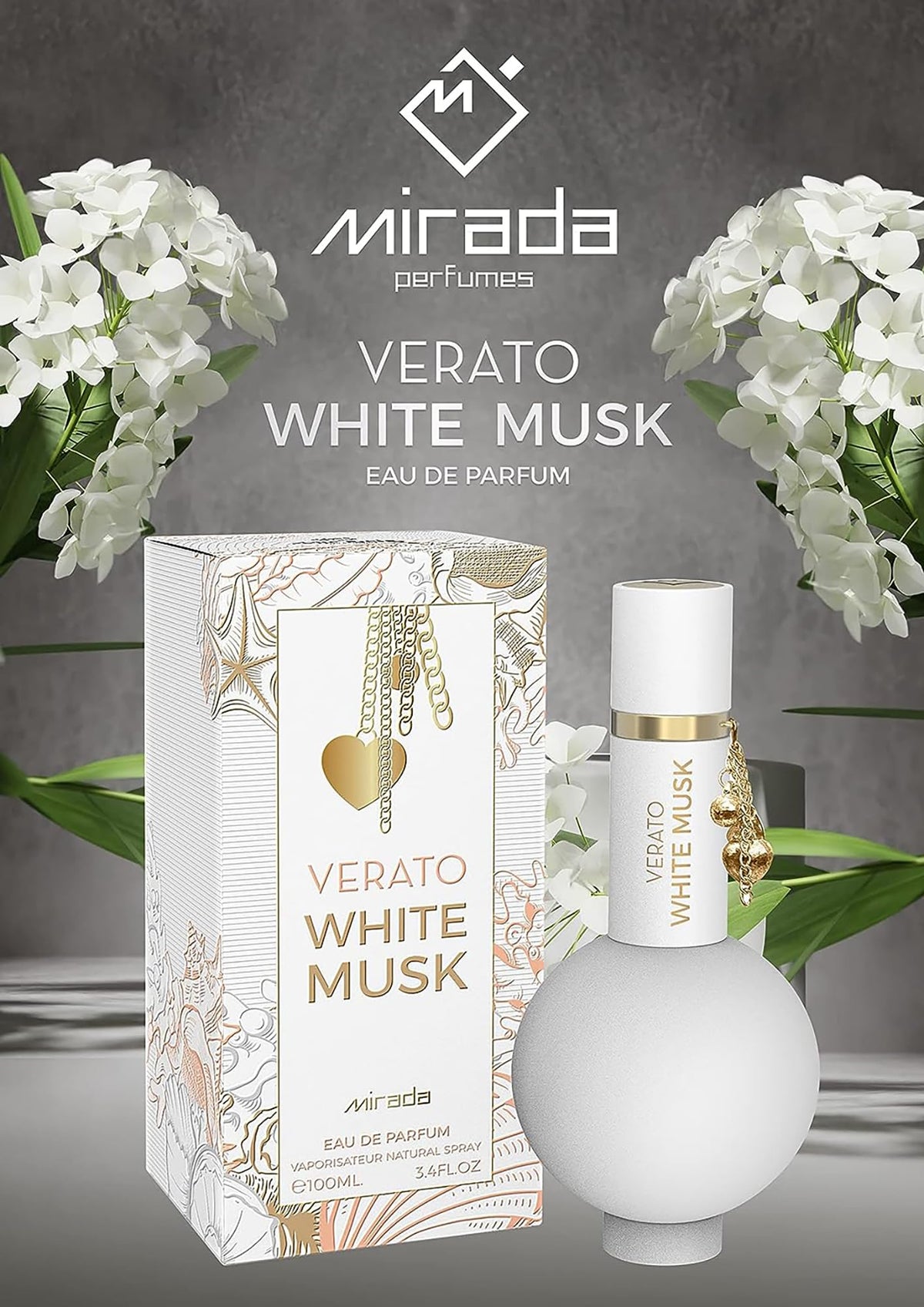 White Musk Eau de Parfum Spray 3.4 FL. Oz C486828