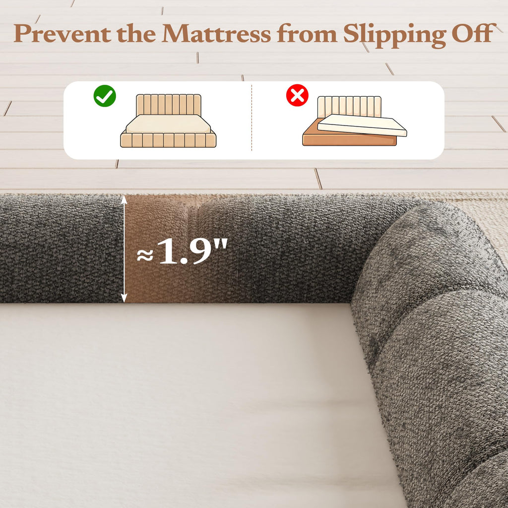 Queen Cloud Bed Frame Z1680
