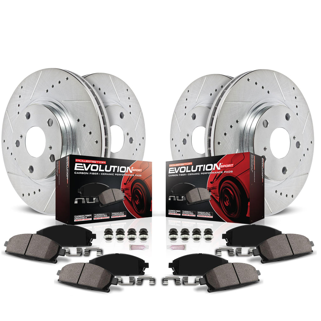 Brake Pad & Rotor Kit Front & Rear F35345