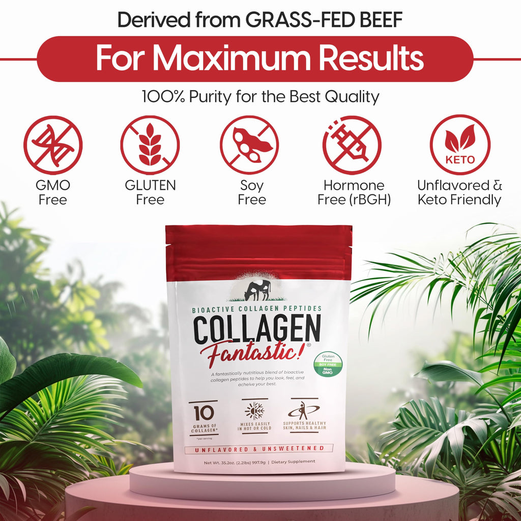 Collagen Peptides Powder Unflavored 2.2lb 90 Servings J248