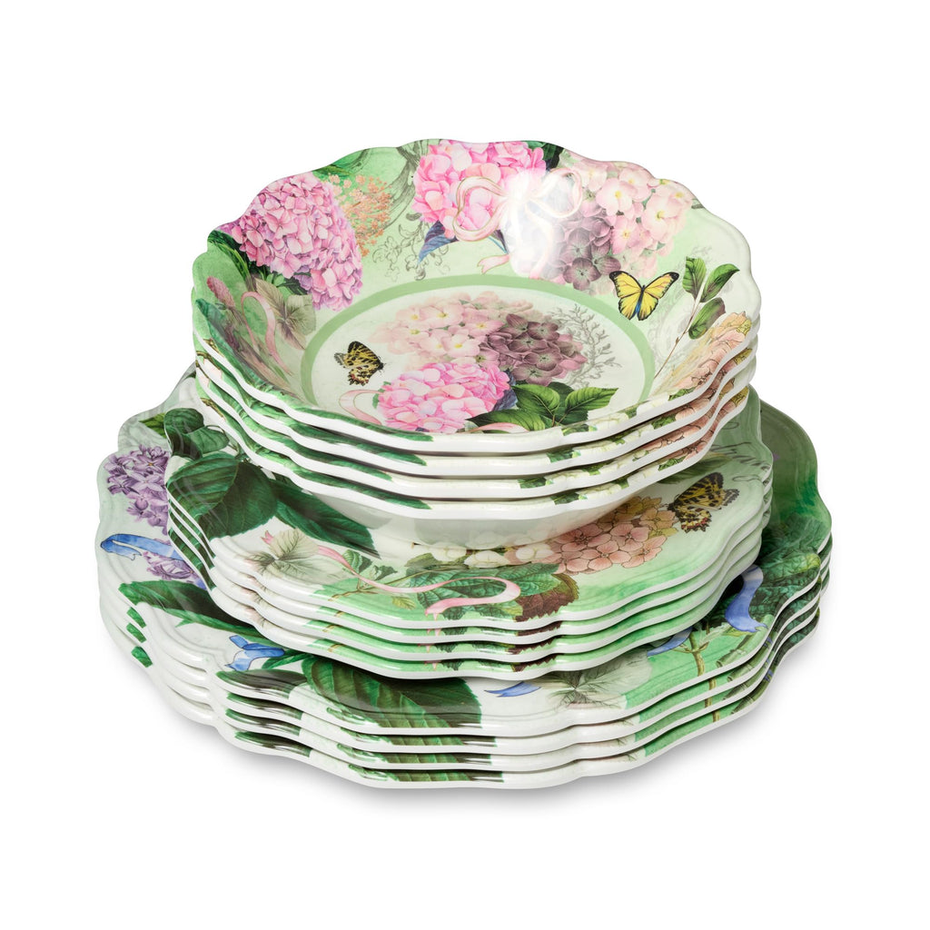 Melamine 12-Piece Dinnerware Set Service for 4 K904231