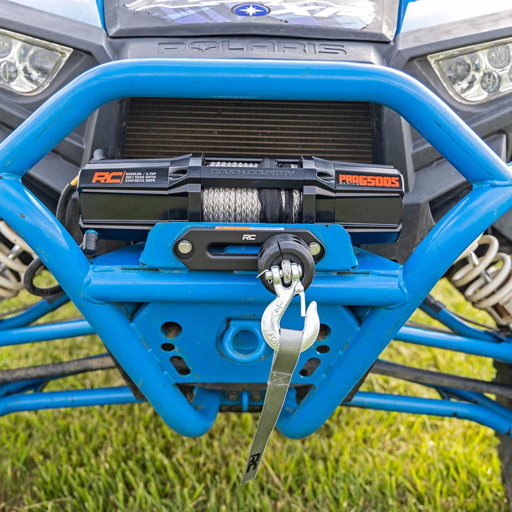 6500 LB Electric Winch with Synthetic Rope and Wireless Remote V711