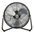 High Velocity Metal Orbital Floor Fan, 3 Speeds, Black, 20in R3137
