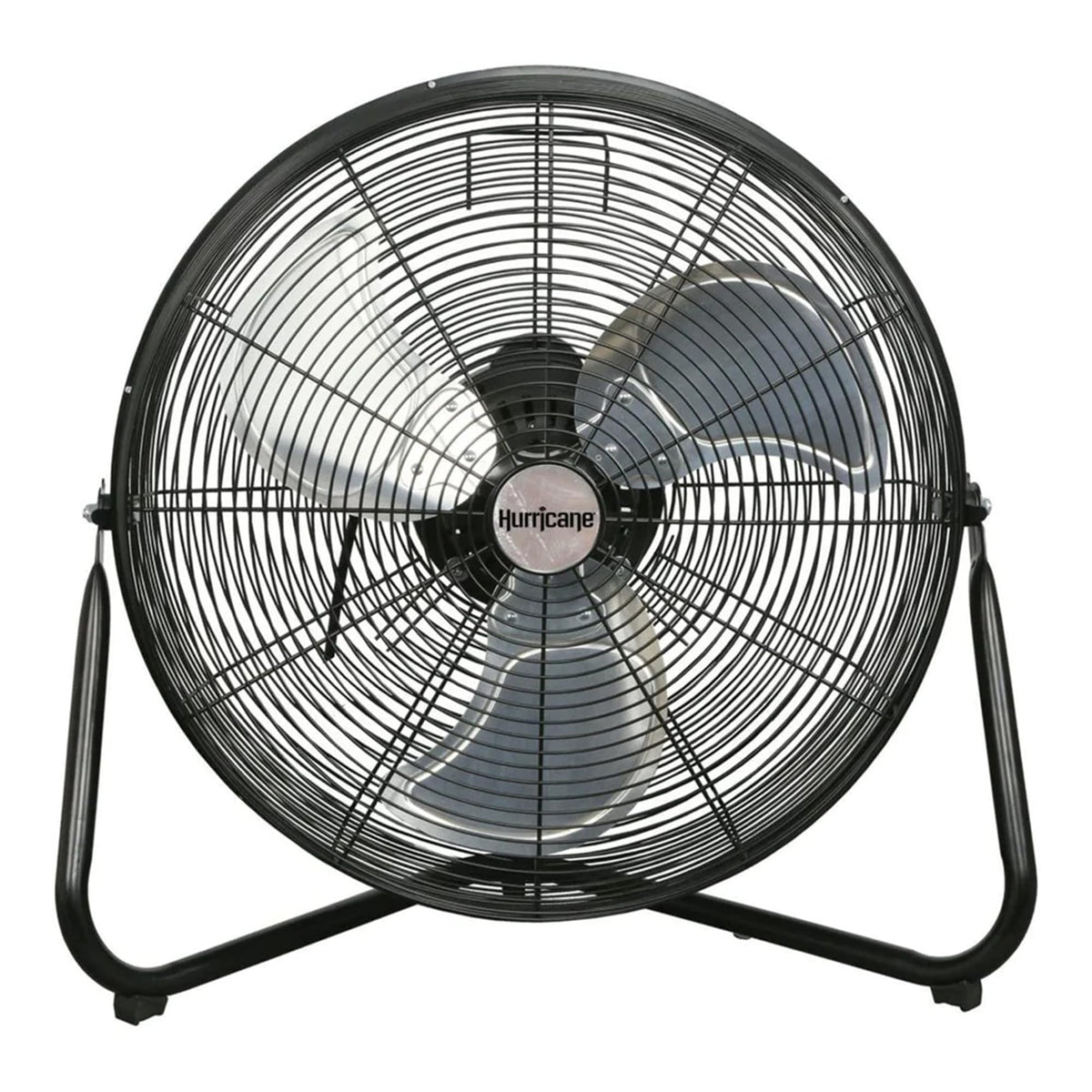 High Velocity Metal Orbital Floor Fan, 3 Speeds, Black, 20in R3137