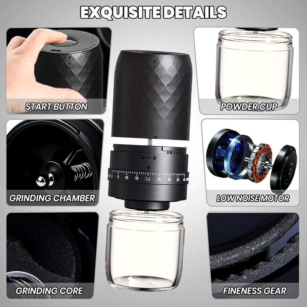 Electric Burr Coffee Grinder with 40 Grind Settings E16834