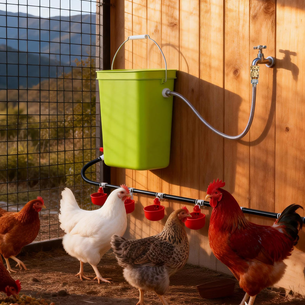 Automatic Chicken Waterer Set F121