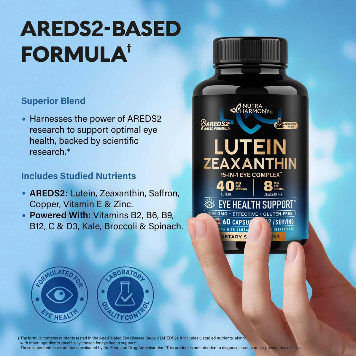 Lutein and Zeaxanthin 60 Caps S478514