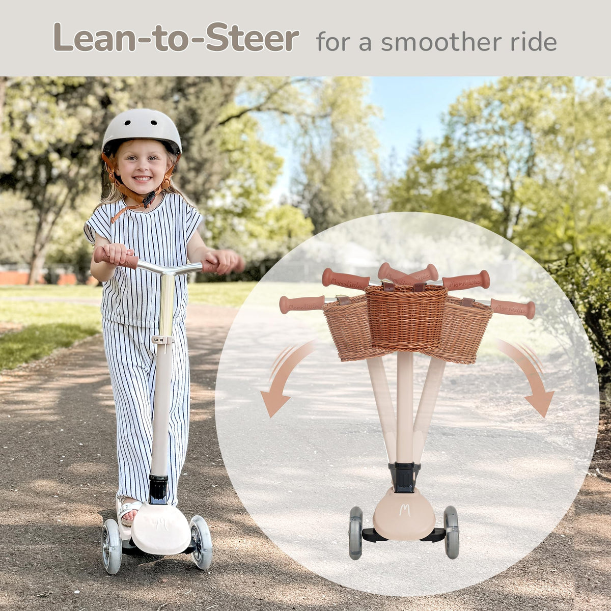 3-Wheel Foldable Toddler Scooter with LED Light-Up Wheels G44210