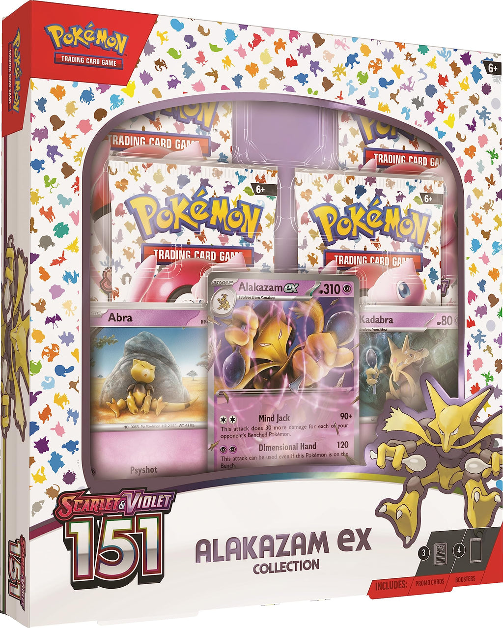 Pokemon TCG 151 Alakazam Ex Box C663957