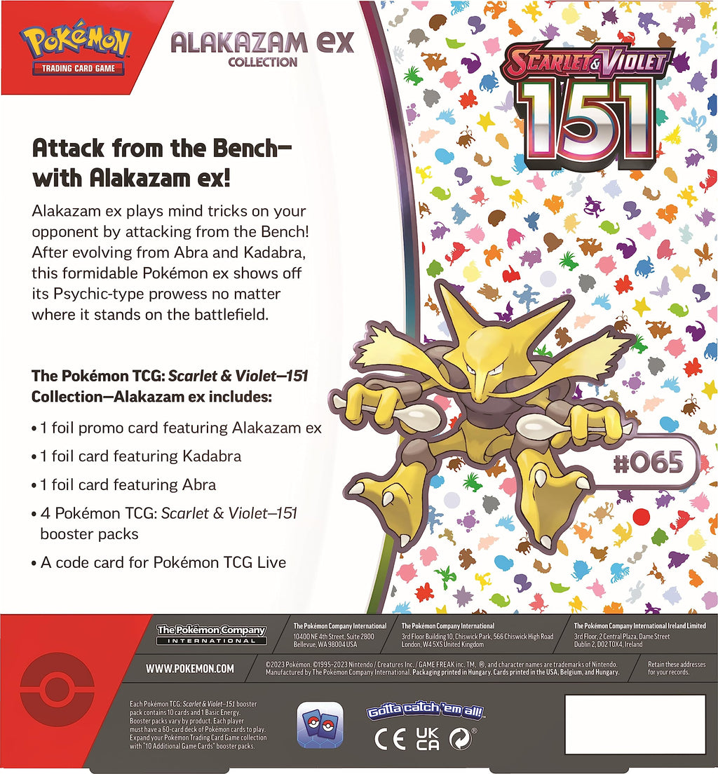 Pokemon TCG 151 Alakazam Ex Box C663957