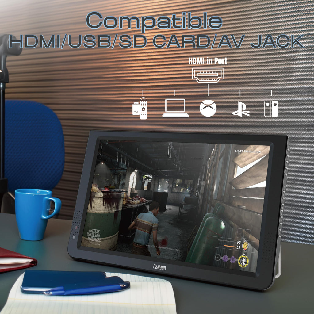 Portable Battery Powered Digital TV with Stand C563